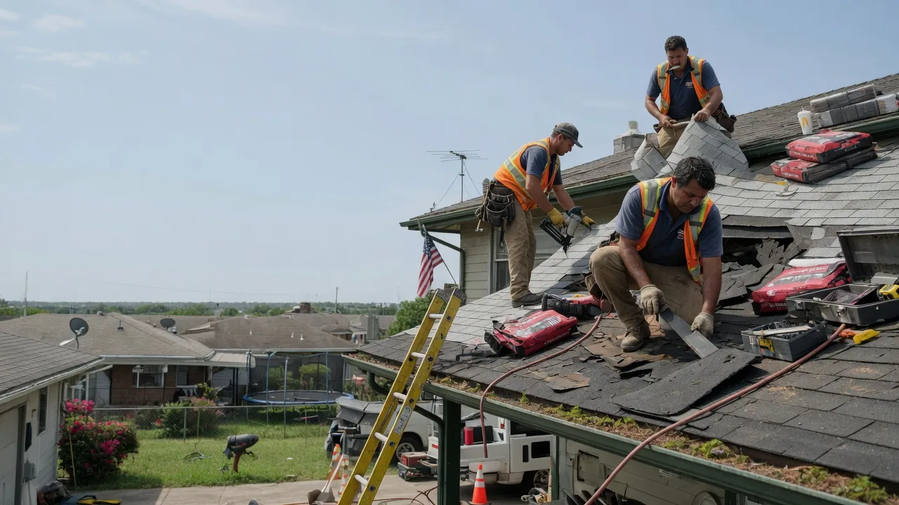 Roof Repair in Mustang, OK near me